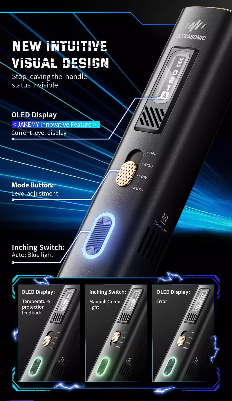 Load image into Gallery viewer, Jakemy JM-Y10 Handheld Ultrasonic Cutter &amp; Polisher – (Image 5, cutter) – Jakemy AMPANOVA
