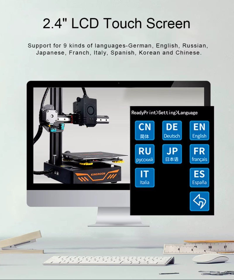 Load image into Gallery viewer, Kingroon KP3S 3.0 3D Printer with Meanwell PSU (7) - KP3S3.0MW - Kingroon - ALTWAYLAB
