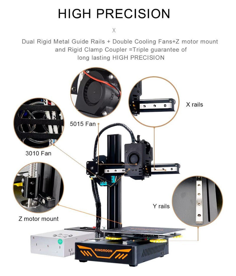 Load image into Gallery viewer, Kingroon KP3S 3.0 3D Printer with Meanwell PSU (5) - KP3S3.0MW - Kingroon - ALTWAYLAB
