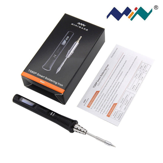 MINIWARE TS80P (main) Soldering Iron + 65W Charger + PD3.1 240W USB C to C Cable + Mini Stand (2) - MNWTS80PMN - SI - 65W - C2C - MS - MINIWARE - AMPANOVA