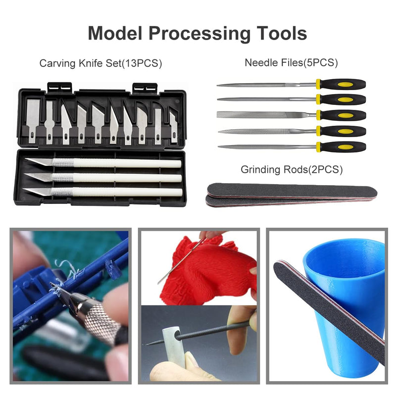 Load image into Gallery viewer, Mintion Black Deburring Kit (6) - MIN - BK - DBU - KIT - Mintion - AMPANOVA
