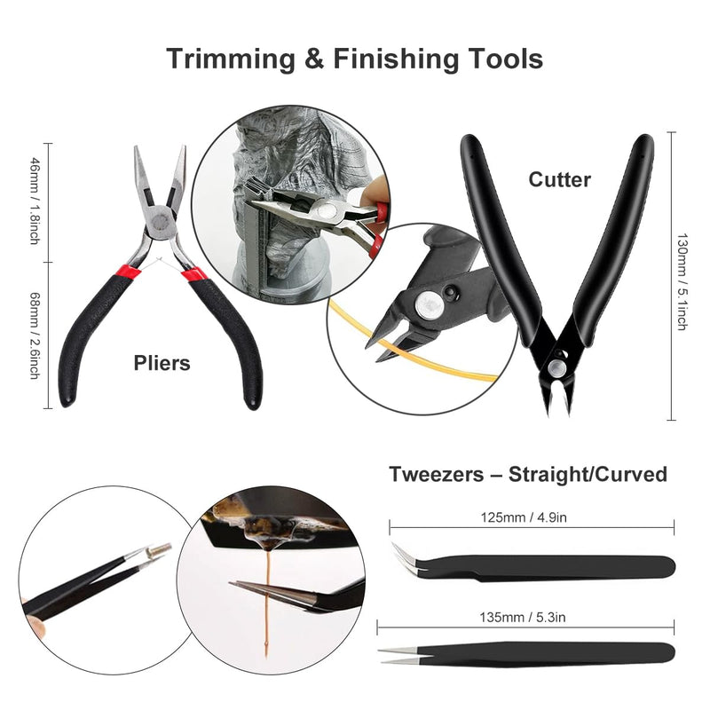 Load image into Gallery viewer, Mintion Black Deburring Kit (5) - MIN - BK - DBU - KIT - Mintion - AMPANOVA
