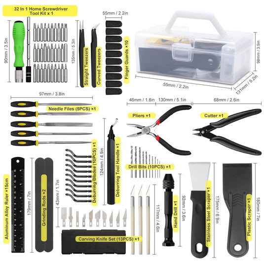 Mintion Black Deburring Kit (7) - MIN - BK - DBU - KIT - Mintion - AMPANOVA