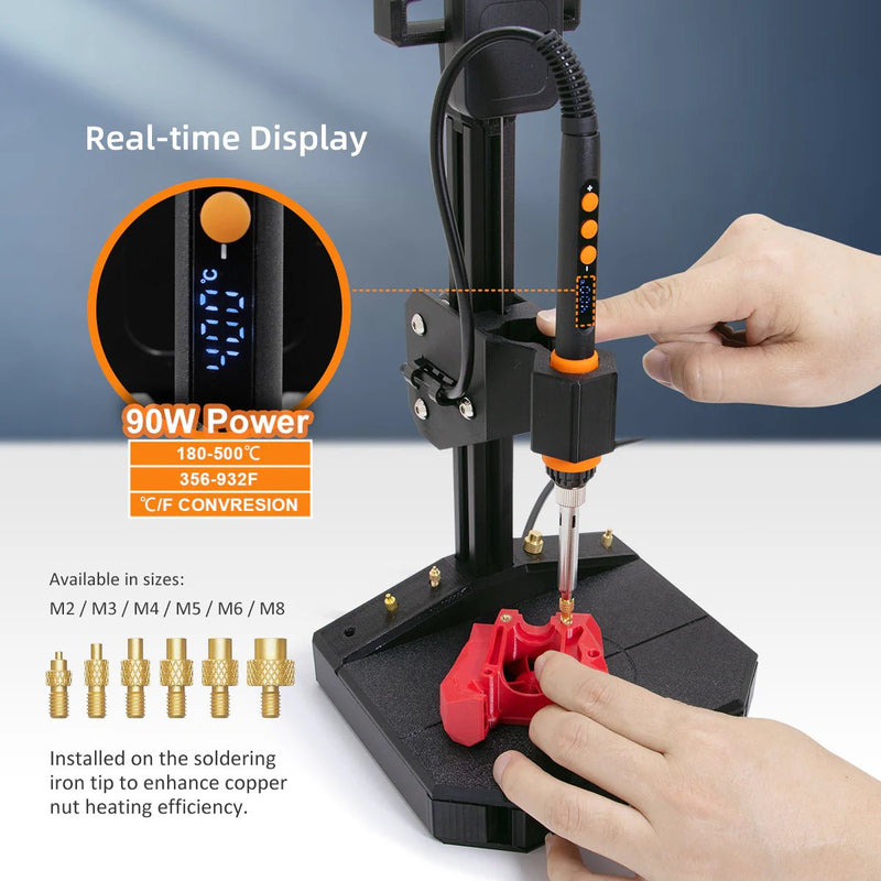 Load image into Gallery viewer, Mintion Heat Insert Press Kit (6) - MIN - HIP - KIT - Mintion - AMPANOVA

