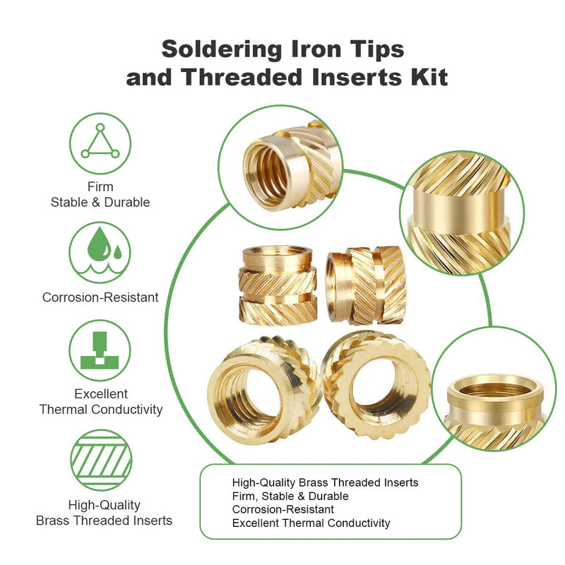 Load image into Gallery viewer, Mintion Heat Set Insert Tips and Threaded Kits (4) - MIN - HT - SIT - TH - KIT - Mintion - AMPANOVA
