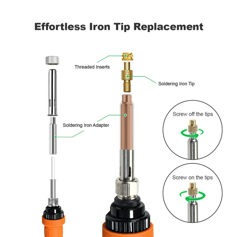Load image into Gallery viewer, Mintion Heat Set Insert Tips and Threaded Kits (5) - MIN - HT - SIT - TH - KIT - Mintion - AMPANOVA
