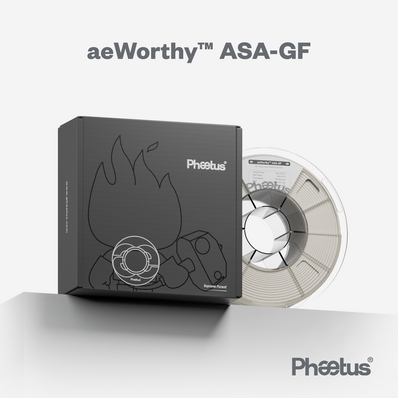 Load image into Gallery viewer, Phaetus aeWorthy ASA - GF Filament, 1.75mm, 1000g 1.75mm(1) - PH - ASA - 175GBLACK - Phaetus - ALTWAYLAB
