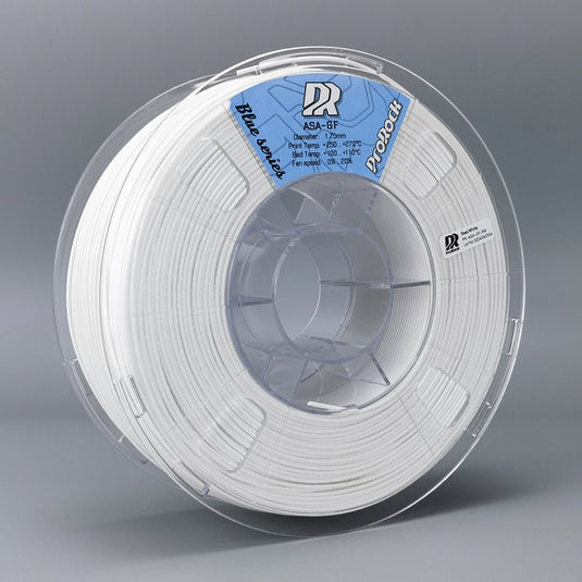 ProRock ASA - GF Filament, 1.75mm, 1000g Real White(11) - PR - ASA - GF - RW - ProRock - ALTWAYLAB