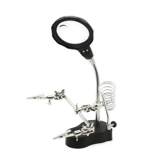 SEQURE – PCB Welding Auxiliary Clamp – Magnifier, LED Light – Soldering Accessories (Image 4, circuit repair) – SEQURE AMPANOVA