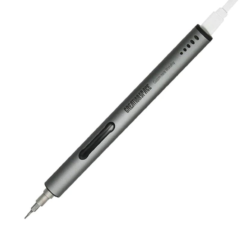 Load image into Gallery viewer, SEQURE ES - 180 – Micro Electronic Screwdriver – S2 Steel, 20 Bits – Electric Screwdriver (Image 1, dual mode) – SEQURE AMPANOVA

