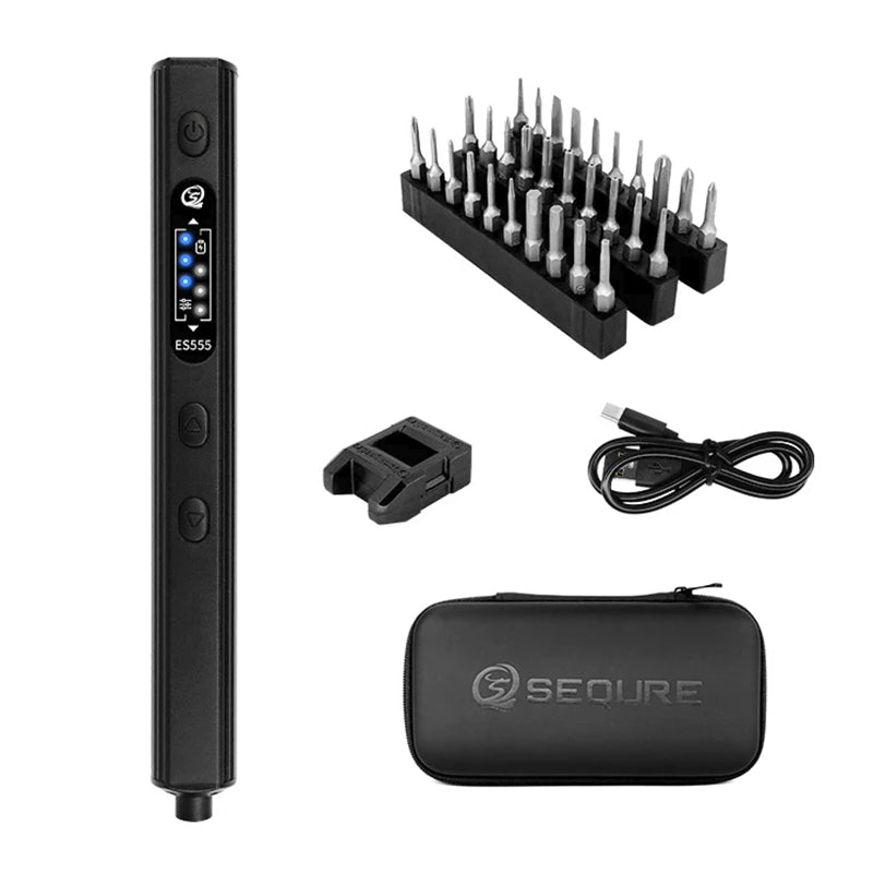 Load image into Gallery viewer, SEQURE ES555 Smart Screwdriver ES5550 Kit(18) - ES5550KIT - SEQURE - AMPANOVA
