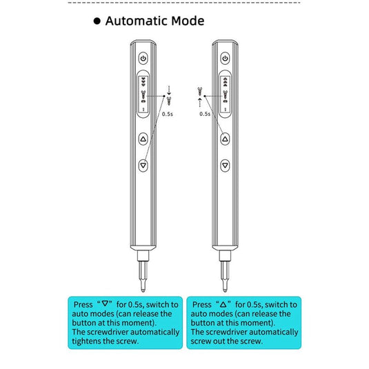 SEQURE ES666 Smart Somatosensory Recognition Electric Screwdriver SEQURE ES666 Host(12) - ES6660001 - SEQURE - AMPANOVA