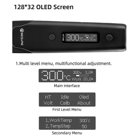 SEQURE HT140 2 - IN - 1 Hot Tweezers and Soldering Iron SEQURE HT140 / Base(10) - LTHT140IS - SEQURE - AMPANOVA