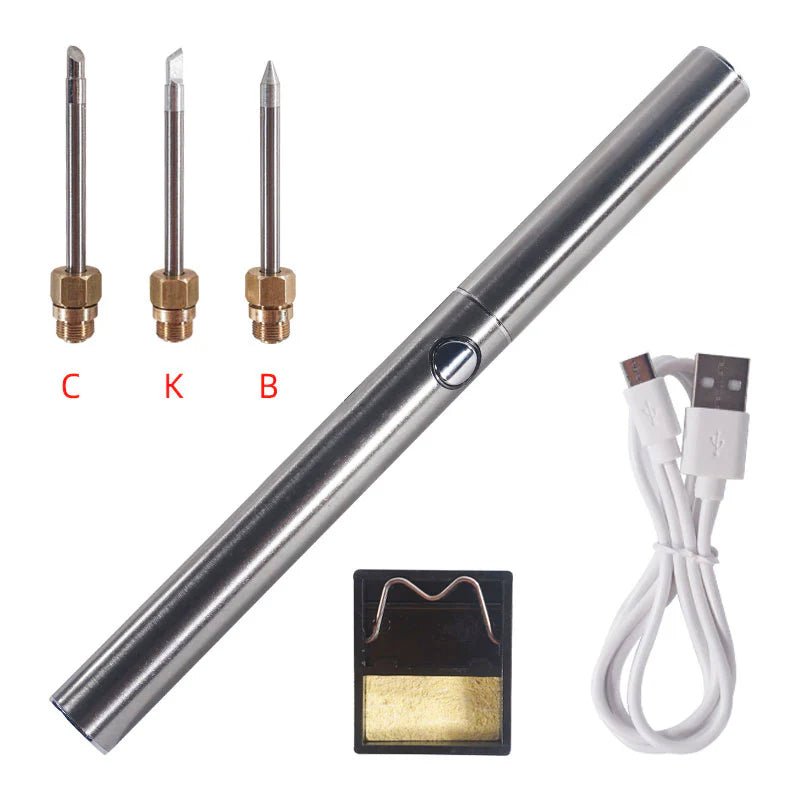 Load image into Gallery viewer, SEQURE P15 Wireless Soldering Iron SEQURE P15 Wireless Soldering Iron / Kit / B+C+K Tips(4) - SEQURE - AMPANOVA
