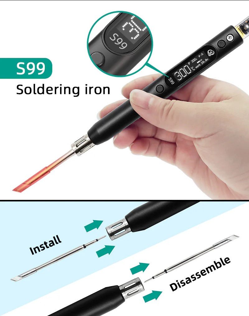 Load image into Gallery viewer, SEQURE S99 - B1/S99 - BC2/S99 - I/S99 - K Soldering Iron Tips SEQURE S99 - K Soldering Iron Tip(6) - TTS99000K - SEQURE - ALTWAYLAB
