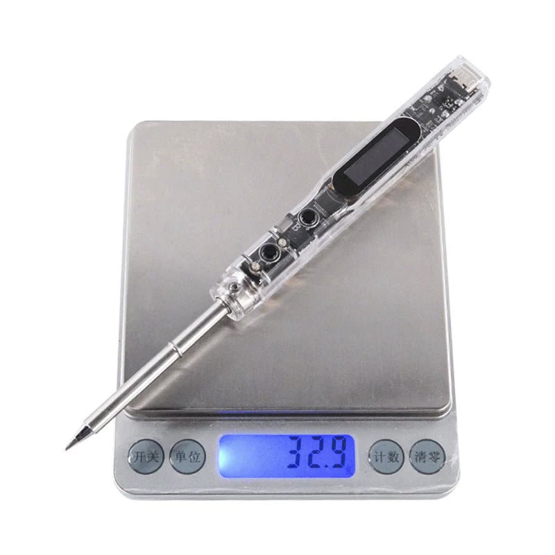 Load image into Gallery viewer, SEQURE SI012 Pro Intelligent OLED Electric Soldering Iron SEQURE SI012 Pro Intelligent OLED Electric Soldering Iron / T12 - B2 Tip(5) - SI012PROT12B2 - SEQURE - AMPANOVA
