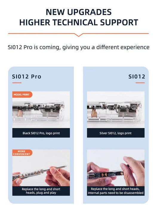 Load image into Gallery viewer, SEQURE SI012 Pro Intelligent OLED Electric Soldering Iron SEQURE SI012 Pro Intelligent OLED Electric Soldering Iron / T12 - B2 Tip(10) - SI012PROT12B2 - SEQURE - AMPANOVA
