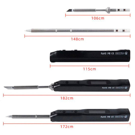 SEQURE SI012 Pro Intelligent OLED Electric Soldering Iron with Adjustable Sensitivity SEQURE SI012 Pro Intelligent OLED Electric Soldering Iron / T12 - B2 Tip / Orange(2) - SI012PROT12B2C - SEQURE - AMPANOVA