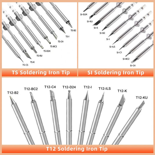 SEQURE SI012 Pro Max Portable OLED Soldering Iron TS - B2 Tip(14) - SI012PROMAXTSB2 - SEQURE - AMPANOVA