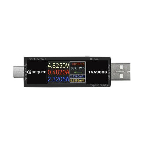 SEQURE TVA3006 High Precision Volt - Ammeter Power Meter Type - C (1) - CP0TV3006 - SEQURE - AMPANOVA