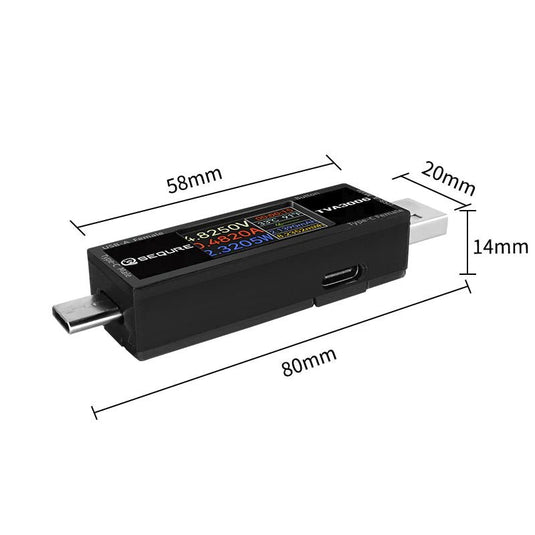 SEQURE TVA3006 High Precision Volt - Ammeter Power Meter Type - C (4) - CP0TV3006 - SEQURE - AMPANOVA