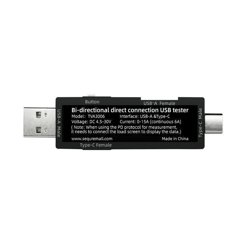 Load image into Gallery viewer, SEQURE TVA3006 High Precision Volt - Ammeter Power Meter Type - C (2) - CP0TV3006 - SEQURE - AMPANOVA
