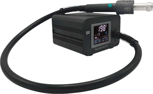 Xytronic LF - 861D, Hot Air Soldering Station, Nozzles 8 mm, 10 mm, 12 mm – (Image 1, ) – Xytronic AMPANOVA