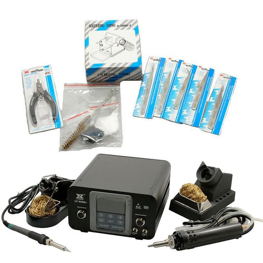 Xytronic LF - 988D Plus, Soldering and Desoldering Station with Accessories – (Image 2, ) – Xytronic AMPANOVA