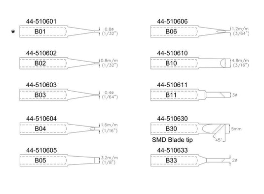 Xytronic Soldering Tips for LF - 3300 / LF - 855D – (Image 2, ) – Xytronic AMPANOVA