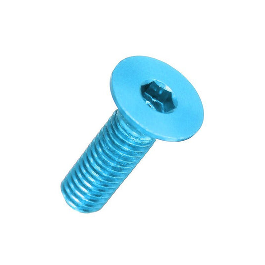 7075 Aluminium Alloy Countersunk Head Hex Socket Screws Model Hexagon Bolts M3x6/8/10/12/14/16mm Light Blue(13) - LR-CSH-7075-M3x6-LBU - ProRock - ALTWAYLAB