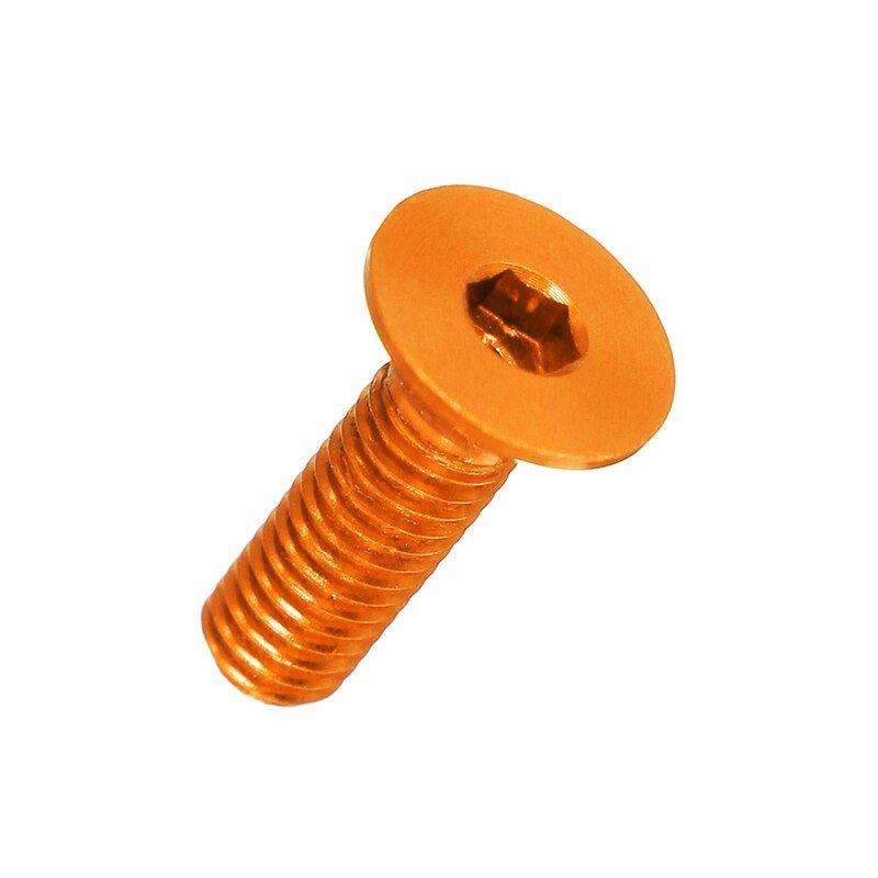 Load image into Gallery viewer, 7075 Aluminium Alloy Countersunk Head Hex Socket Screws Model Hexagon Bolts M3x6/8/10/12/14/16mm Orange(11) - LR-CSH-7075-M3x6-ORG - ProRock - ALTWAYLAB
