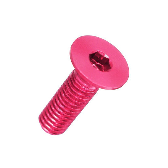 7075 Aluminium Alloy Countersunk Head Hex Socket Screws Model Hexagon Bolts M3x6/8/10/12/14/16mm Pink(6) - LR-CSH-7075-M3x6-PNK - ProRock - ALTWAYLAB