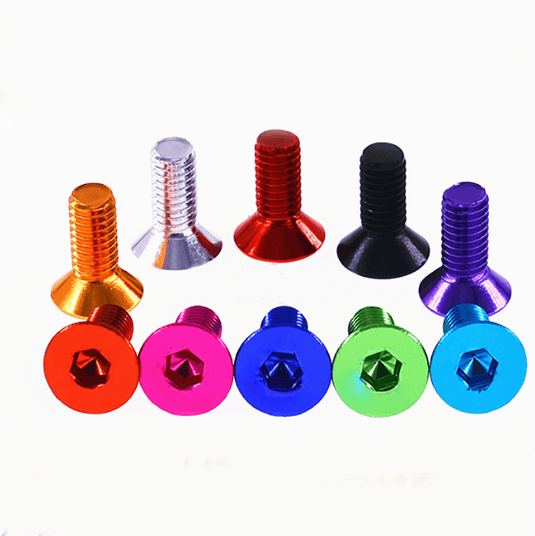 7075 Aluminium Alloy Countersunk Head Hex Socket Screws Model Hexagon Bolts M3x6/8/10/12/14/16mm Royal Blue(2) - LR-CSH-7075-M3x6-RBU - ProRock - ALTWAYLAB