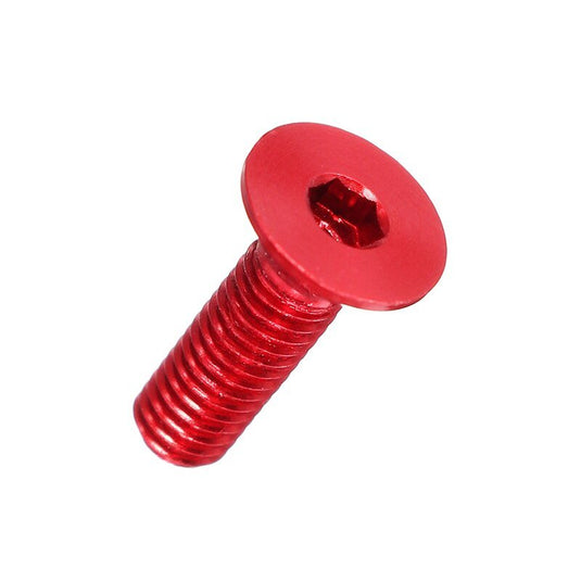 7075 Aluminium Alloy Countersunk Head Hex Socket Screws Model Hexagon Bolts M3x6/8/10/12/14/16mm Red(15) - LR-CSH-7075-M3x6-RED - ProRock - ALTWAYLAB