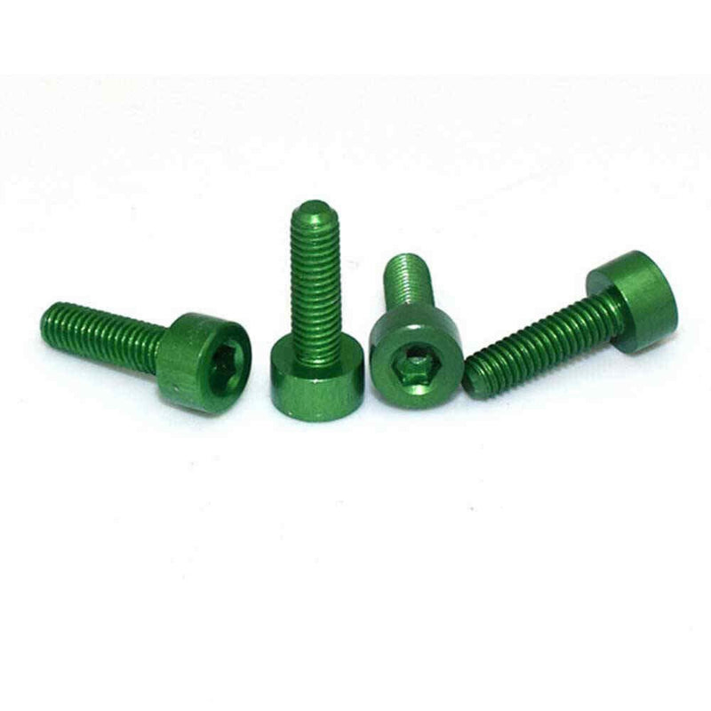 Load image into Gallery viewer, 7075 Aluminium Alloy Cup Head Hex Socket Screws Model Hexagon Bolts M3x6/8/10mm Green(5) - LR-CH-7075-M3x6-GRN - ProRock - ALTWAYLAB
