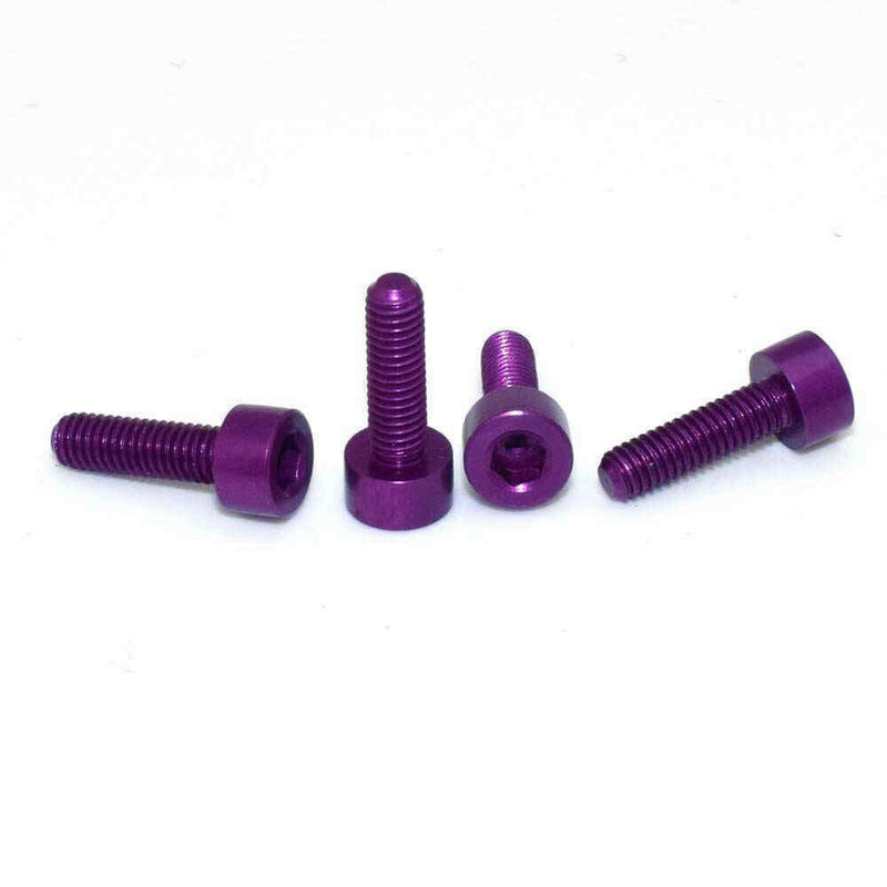 Load image into Gallery viewer, 7075 Aluminium Alloy Cup Head Hex Socket Screws Model Hexagon Bolts M3x6/8/10mm Purple(9) - LR-CH-7075-M3x6-PUR - ProRock - ALTWAYLAB
