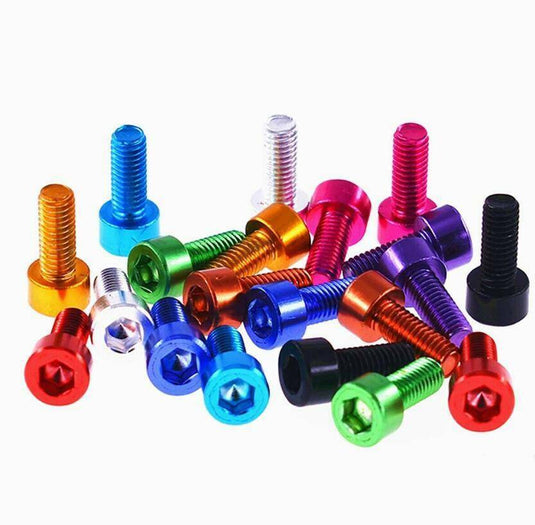 7075 Aluminium Alloy Cup Head Hex Socket Screws Model Hexagon Bolts M3x6/8/10mm Royal Blue(2) - LR-CH-7075-M3x6-RBU - ProRock - ALTWAYLAB