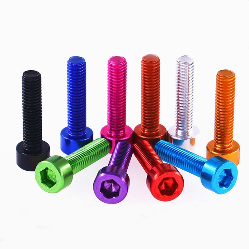 Load image into Gallery viewer, 7075 Aluminium Alloy Cup Head Hex Socket Screws Model Hexagon Bolts M3x6/8/10mm Royal Blue(3) - LR-CH-7075-M3x6-RBU - ProRock - ALTWAYLAB
