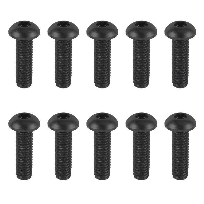 Load image into Gallery viewer, 7075 Aluminium Alloy Half Round (Button) Head Hex Socket Screws Model Hexagon Bolts M3x5/6/8/10/12/14/15/16mm Black(5) - LR-RH-7075-M3x5-BLK - ProRock - ALTWAYLAB
