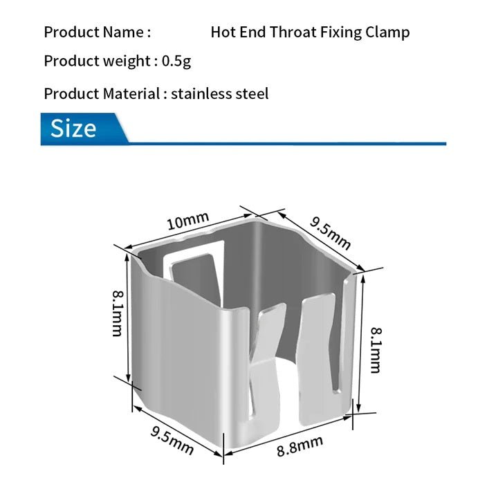 Load image into Gallery viewer, Bambu Lab P1P/X1 Upgraded Hotend Fixing Clamp (5) - B02309 - Kingroon - ALTWAYLAB
