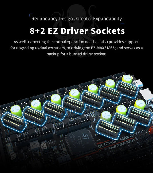 BIGTREETECH BTT Octopus Max EZ For 3D Printer (6) - 1020000413 - BIGTREETECH - ALTWAYLAB