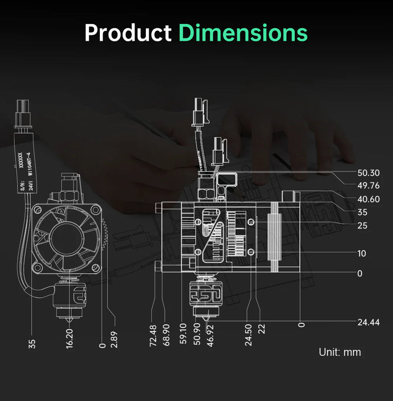 Load image into Gallery viewer, BIQU H2 V2S Lite Revo Extruder (16) - 1060000643 - BIQU - ALTWAYLAB
