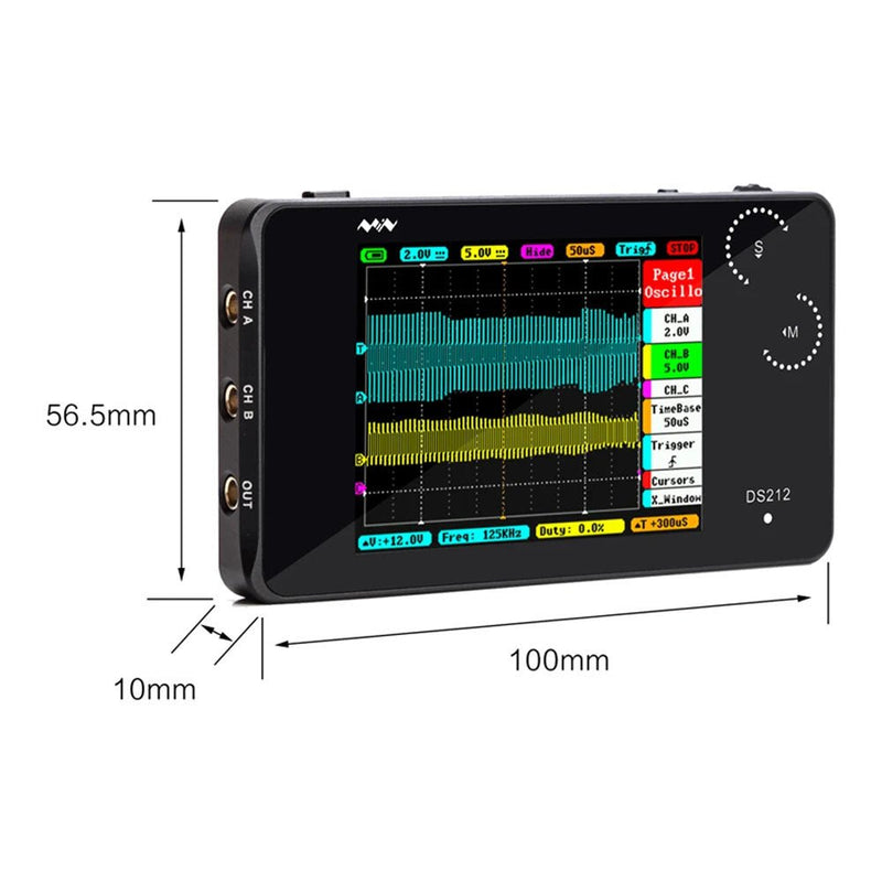 Load image into Gallery viewer, DS212 Mini Oscilloscope (12) - MNWDS212OSC-WB - Miniware - ALTWAYLAB
