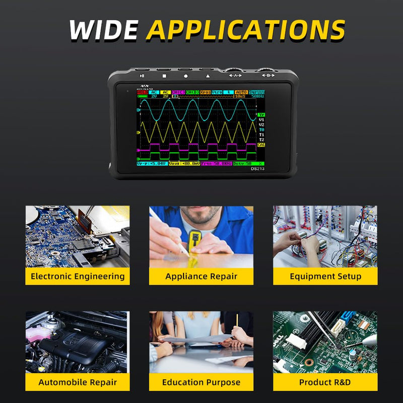 Load image into Gallery viewer, DS213 Mini Oscilloscope (8) - MNWDS213OSC-WB - Miniware - ALTWAYLAB
