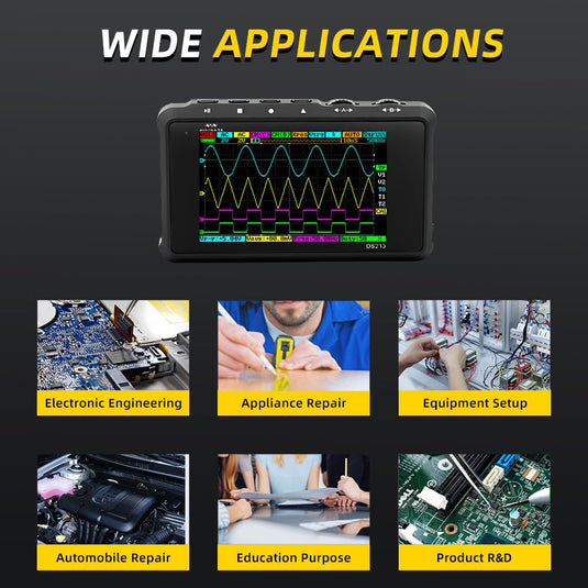 DS213 Mini Oscilloscope (8) - MNWDS213OSC-WB - Miniware - ALTWAYLAB