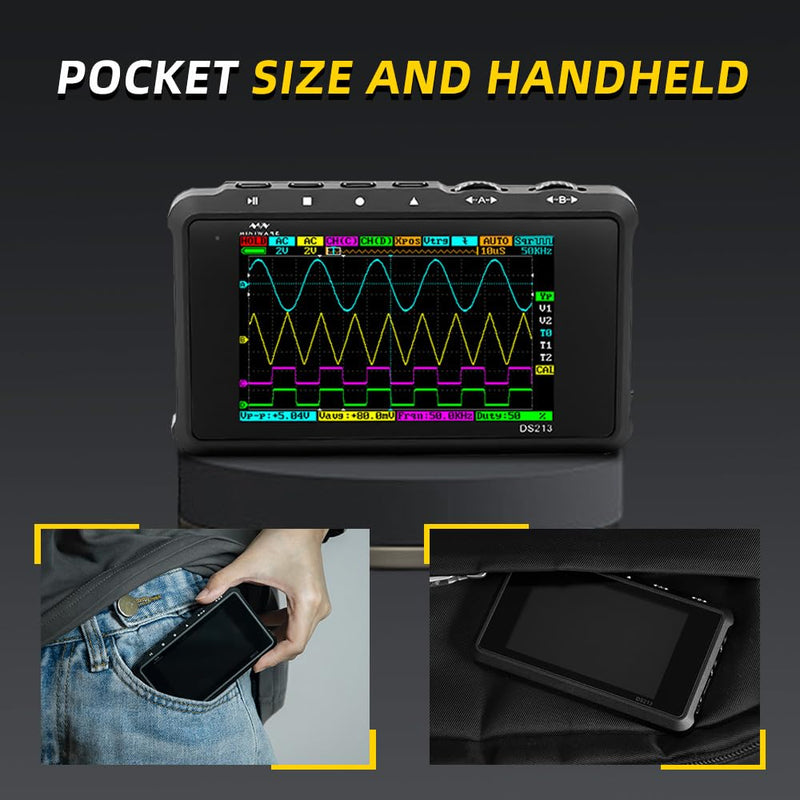 Load image into Gallery viewer, DS213 Mini Oscilloscope (12) - MNWDS213OSC-WB - Miniware - ALTWAYLAB
