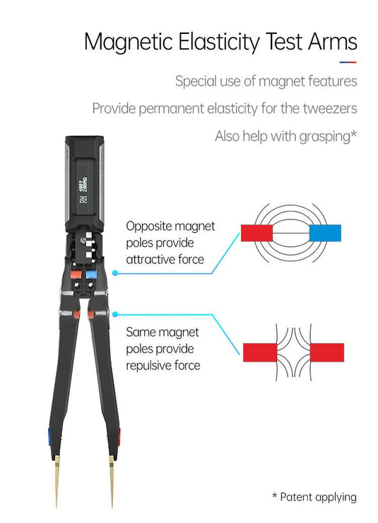 DT71 Mini Digital Tweezers (8) - MNWDT71MD-TB - Miniware - ALTWAYLAB