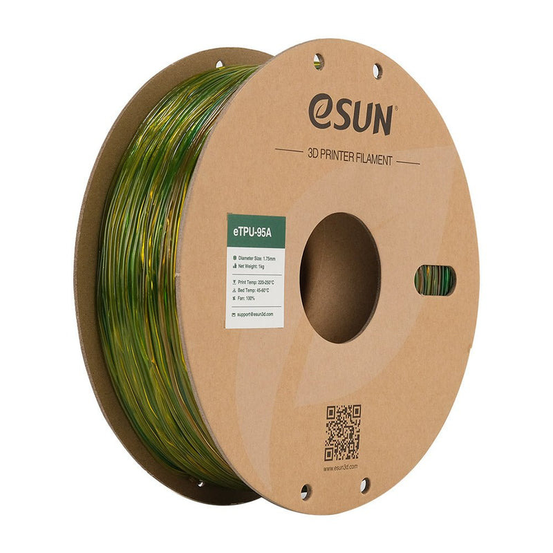 Load image into Gallery viewer, eSUN TPU-95A Filament, 1.75mm, 1000g, paper spool Rainbow B(10) - eTPU-95A-P175RBB1 - ESUN - ALTWAYLAB
