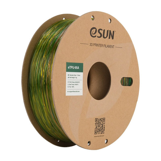 eSUN TPU-95A Filament, 1.75mm, 1000g, paper spool Rainbow B(10) - eTPU-95A-P175RBB1 - ESUN - ALTWAYLAB