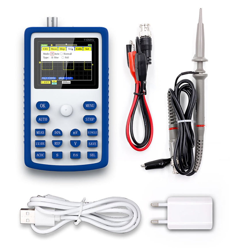 Load image into Gallery viewer, FNIRSI-1C15 Handheld Mini Portable Digital Oscilloscope 110M Bandwidth 500MSps Sampling Rate (7) - FN-1C15-OSCP - Fnirsi - ALTWAYLAB
